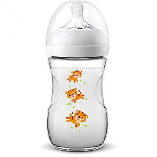 Avent Natural 2.0 Bottle TIGER 260ML X1  development technology feeding accessories baby essentials